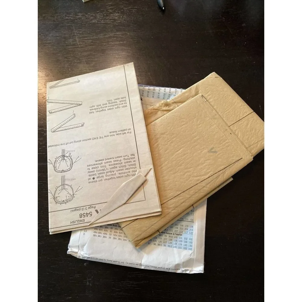 UNCUT Butterick Classics 5458‎ Dress Size 12-14-16. New Vintage 90s.